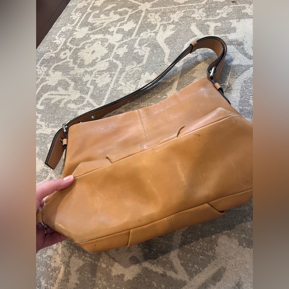 Vintage coach hobo Tan Leather Shoulder Bag - Picture 3 of 5